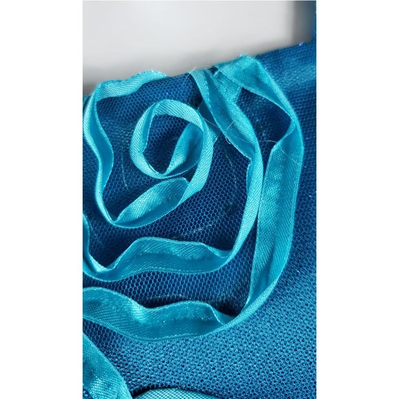 Rare Editions Blue Dress Size 16 - Picture 7 of 14